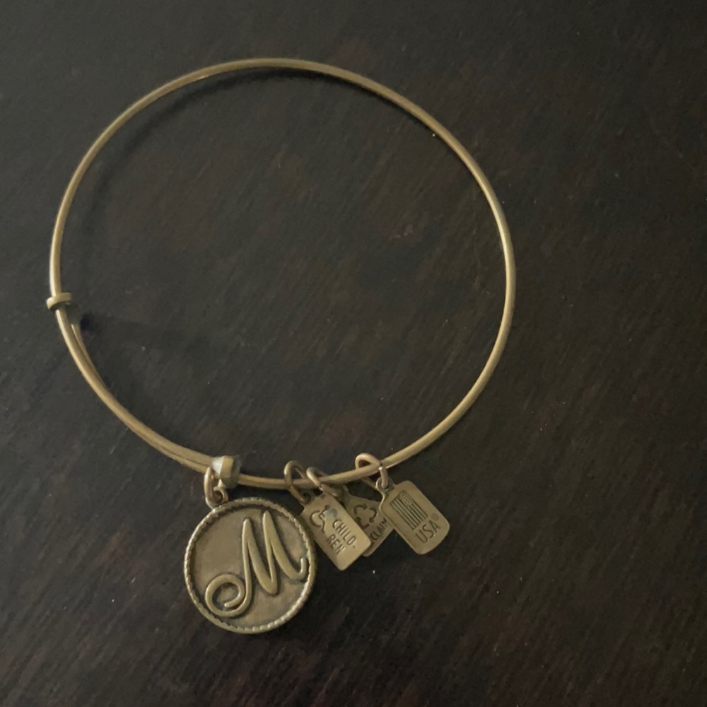 Gold Wind & Fire “M” bracelet